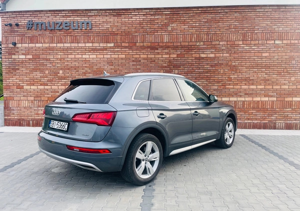 Audi Q5 cena 122800 przebieg: 65000, rok produkcji 2019 z Biała małe 667